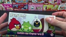 Angry Birds Surprise Eggs Unboxing - Chocolate Surprise Eggs Unboxing