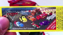 Cars 2 Lightning McQueen Mater Kinder Surprise egg chocolate toy Unwrapping Surprise Toys Pixar