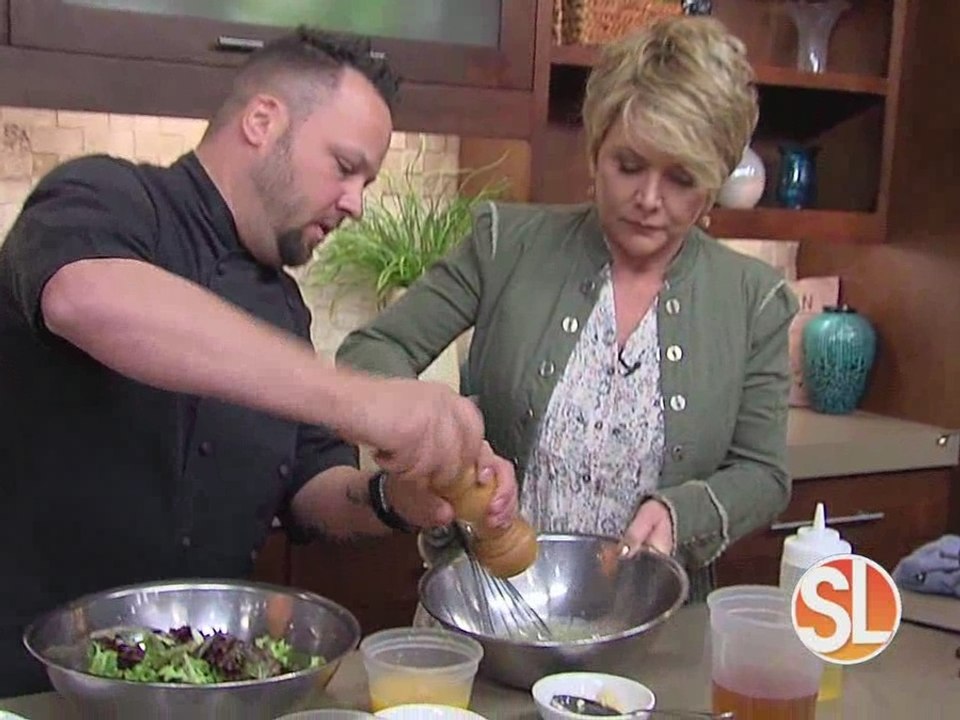 Chef Patrick Karvis of TapHouse Kitchen prepare...