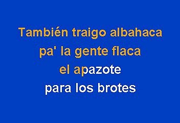 Celia Cruz - Yerbero moderno (Karaoke)