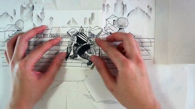 Animation en papier découpé « Assassin’s Creed »