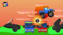 Monster Truck | Crazy Monster Truck Cartoon for Kids | Cartoon Truck Videos for Children
