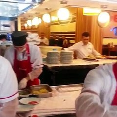 Une grosse broche de Kebab