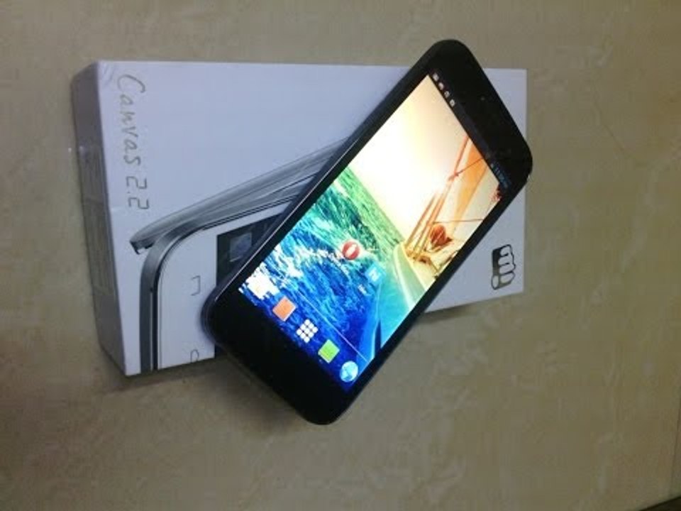 Micromax Canvas 2.2 A114 Unboxing and Hands-on