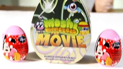 Moshi Monsters The Movie and 2 Disney Surprise Minnie Eggs