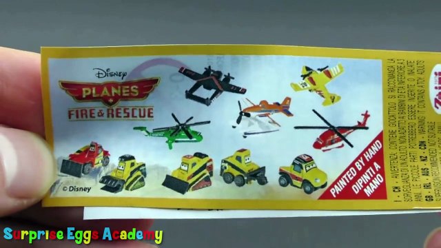 Surprise Eggs Opening - Spiderman, Disney Cars, Planes: Fire & Rescue - Surprise Eggs Toys