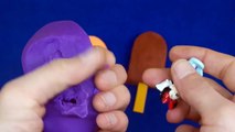 Play Doh Ice Cream Popsicle Surprise Eggs Toy Story Hello Kitty Mickey Mouse Toys Minnie Mouse