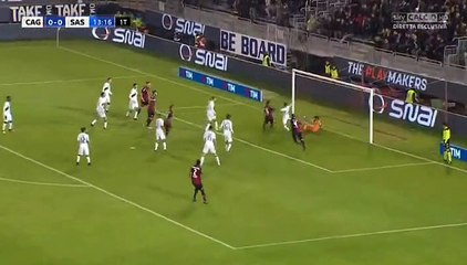 Marco Sau Goal - Cagliari 1-0 Sassuolo 22.12.2016