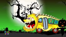 scary wheels on the bus | halloween rhymes | nursery rhymes | kids songs | scary rhymes