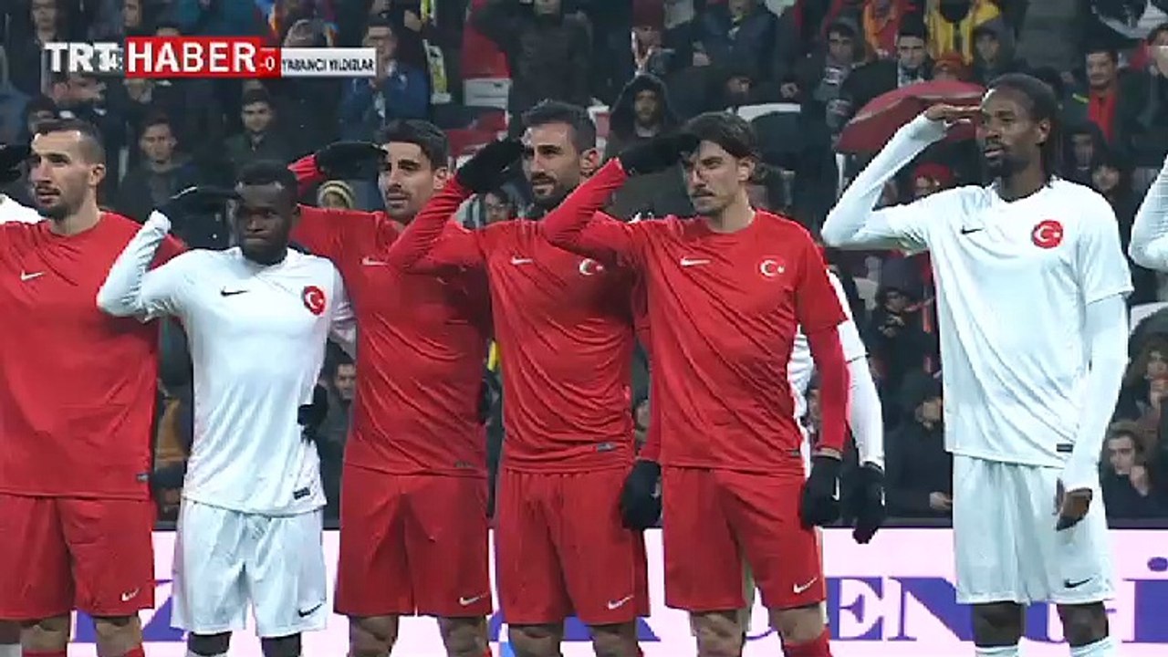 Şehitlere saygı maç özeti