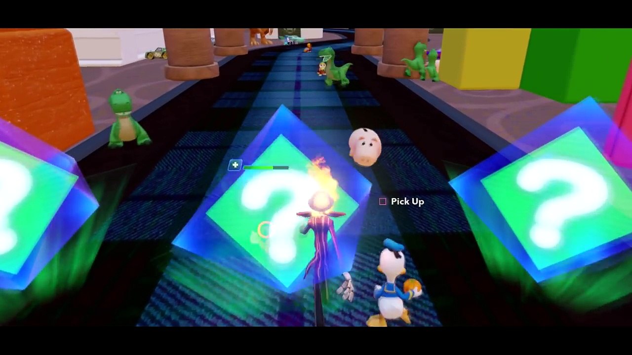 Jack Skellington, Mickey Mouse and Donald Duck playtime in Toy Story Room for Halloween + Nursery