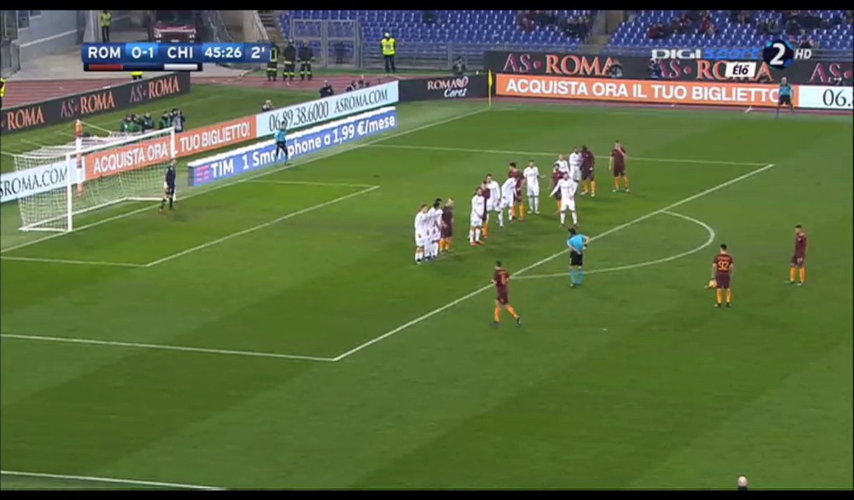 Stephan El Shaarawy Goal HD - AS Roma 1-1 Chievo - 22.12.2016