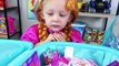 HUGE Frozen Backpack Surprise Toys Disney Princess Elsa Anna Fashems My Little Pony Kinder Playtime