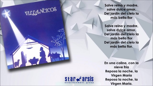 Villancicos Navideños - Salve Reina Madre (Audio Lyric)