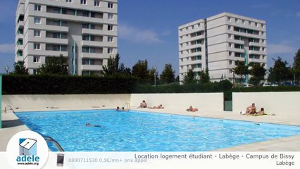 Location logement étudiant - Labège - Campus de Bissy