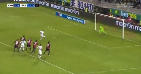 Francesco Acerbi Penalty Goal - Cagliari 1-3 Sassuolo 22.12.2016
