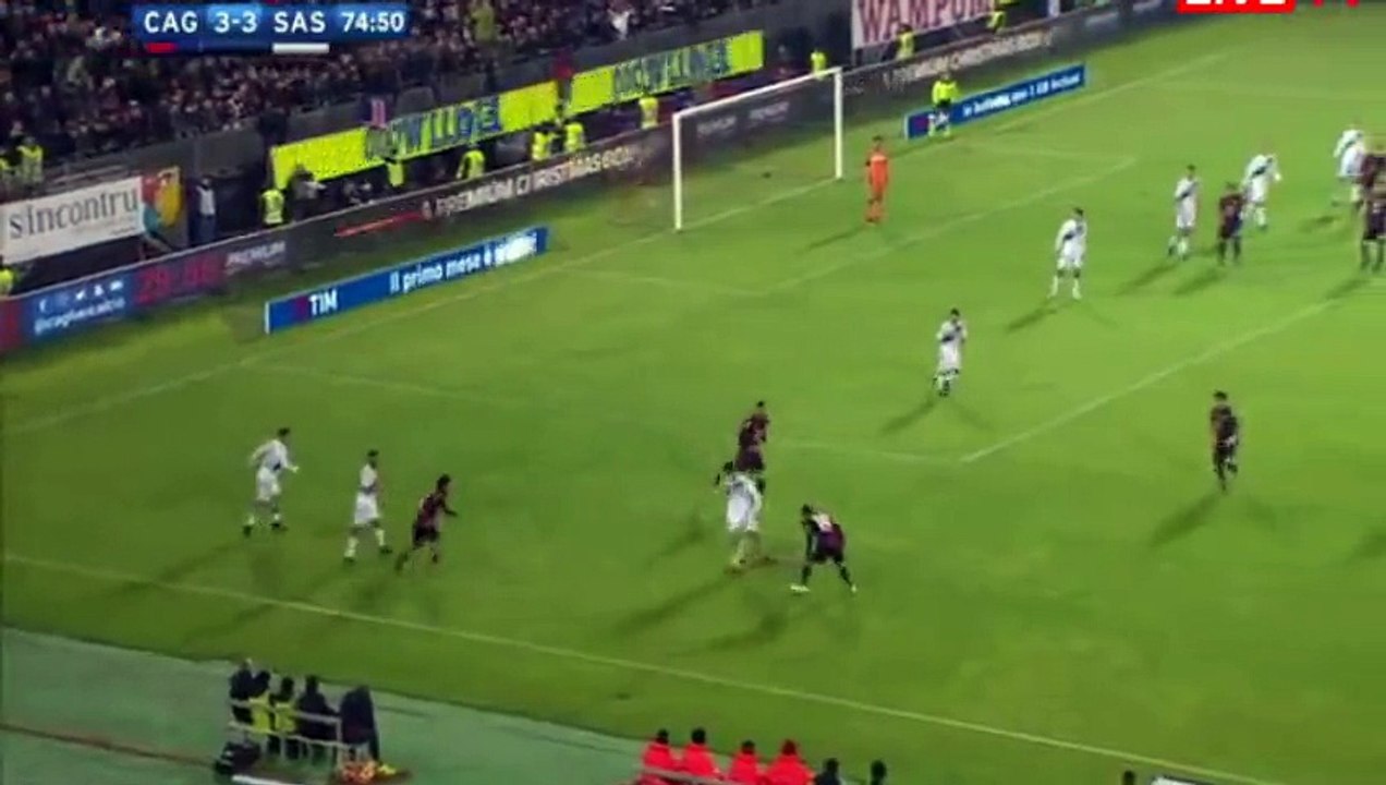 Diego Farias  - Super GOAL - Cagliari 4-3	Sassuolo 22.12.2016