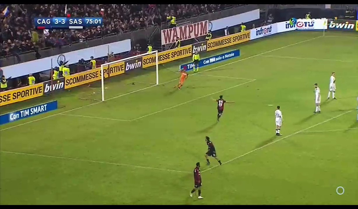 Diego Farias Goal HD - Cagliar 4-3 Sassuolo - 22.12.2016