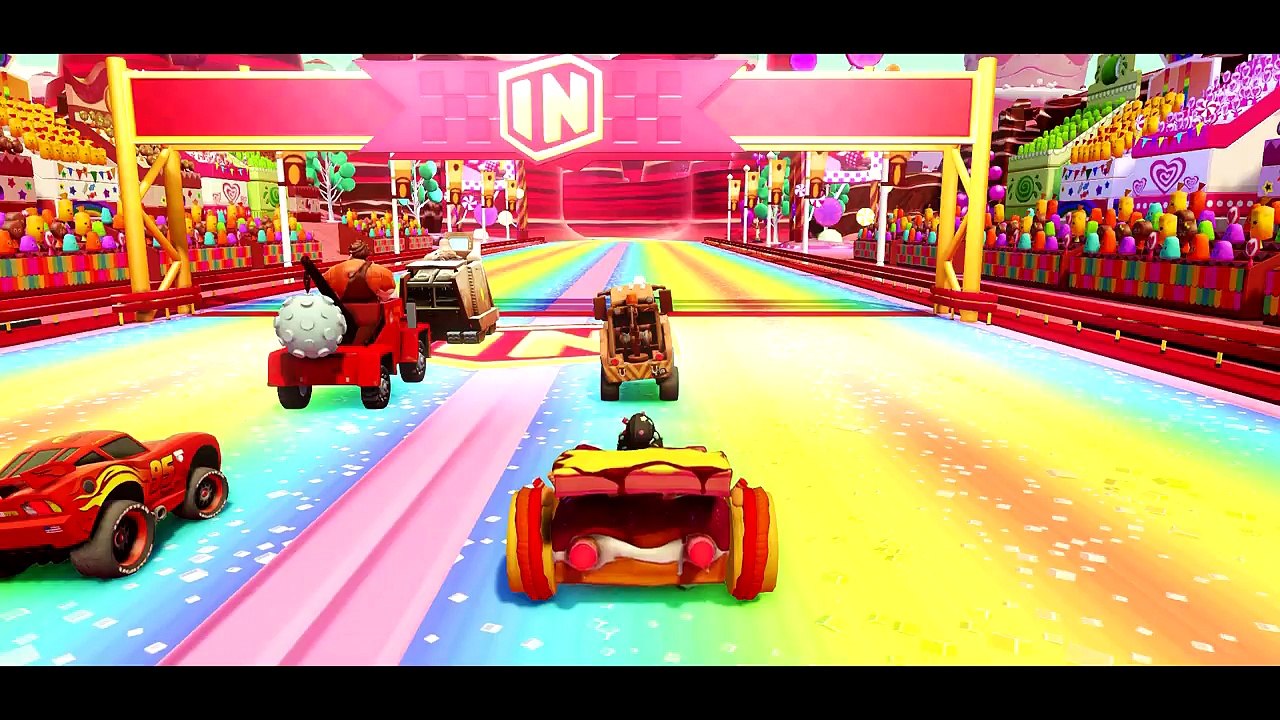 Crazy Race Between Mcqueen, Elsa The Snow Queen, Vaneloppe, Tow Mater, Syndrome, Choubaka & Ralph !