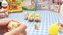 6 x Minions Surprise Eggs Toys Chocolate Surprise Eggs Kinder Joy Sorpresa Disney