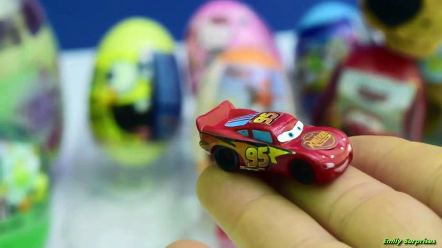 Play Doh Peppa Pig Cars 2 Surprise Eggs Disney Frozen Barbie kinder Eggs Spongebob Angry Birds