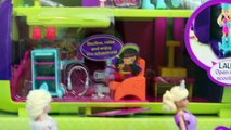 Polly Pocket Jet Disney Frozen Elsa Magic Clip Doll and Barbie Airplane Adventure DisneyCarToys Toy