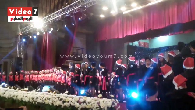 كورال أطفال مصر يحتفلون بالكريسماس بصحبة وليد توفيق وسليم سحاب