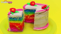 Play Doh Rainbow Cake - How To Make Play Doh Cake - Play Doh Creations By HooplaKidz How To