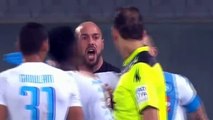 Nikola Kalinic refuse the penalty after he felt in the box - Fiorentina vs Napoli  22-12-2016 (HD)