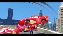 SPIDERMAN CUSTOM CARS & DISNEY MCQUEEN COLORS Fun Superhero Movie SMASH PARTY & Nursery Rhymes