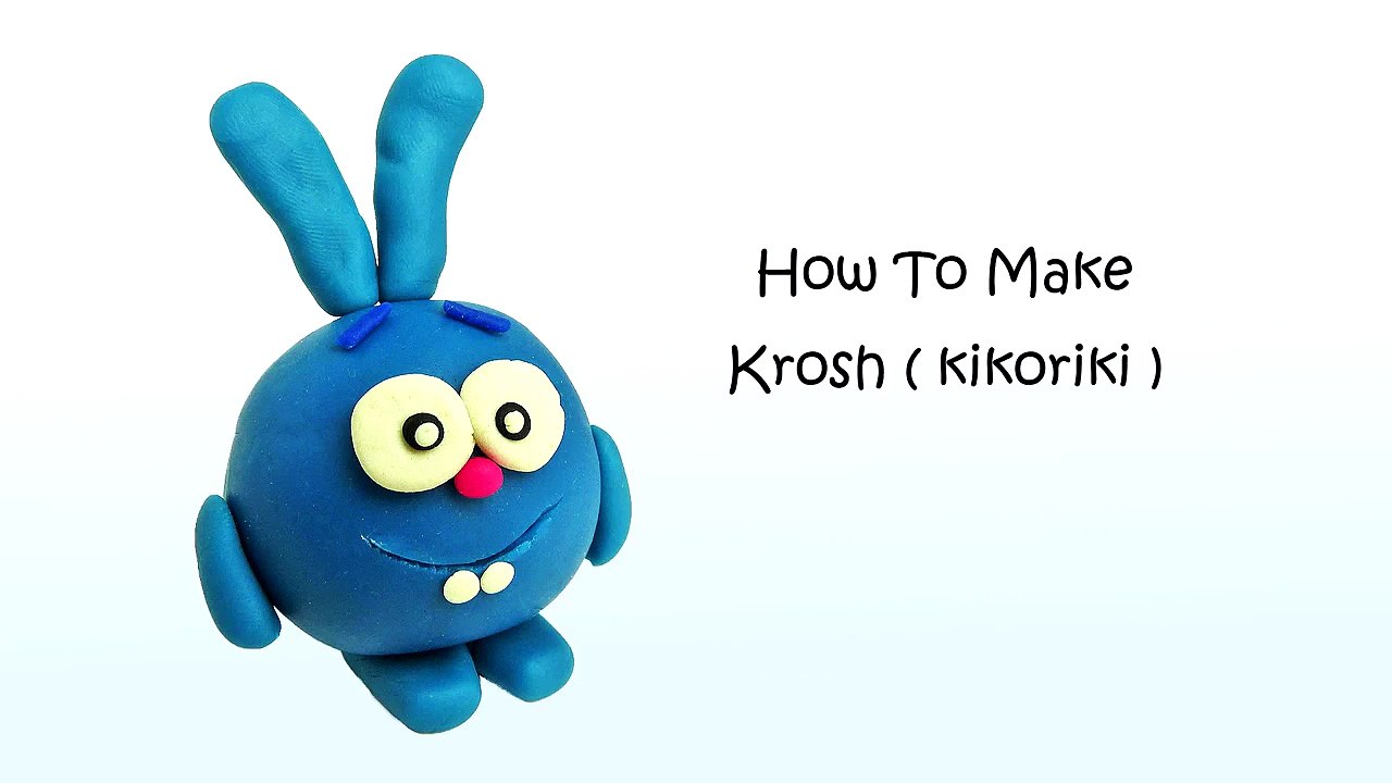 play doh kikoriki krosh - how to make with playdoh