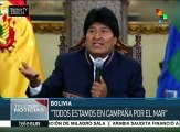 Morales: Todos estamos en campaña por el mar para Bolivia