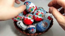 3 Surprise eggs - Kinder surprise Bakugan eggs and Russian surprise eggs - Бакуган яйцо с сюрпризом
