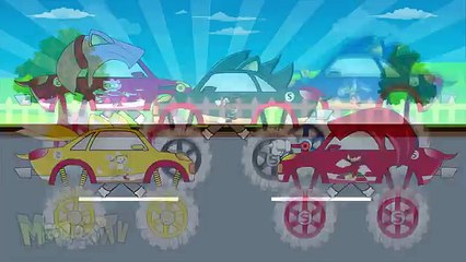 Sonic Truck - Characters Show - Monster Trucks For Kids