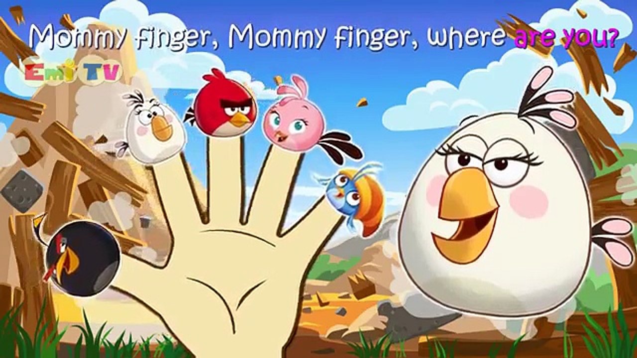 Angry Birds Seasons Finger Family Nursery Rhymes Lyrics