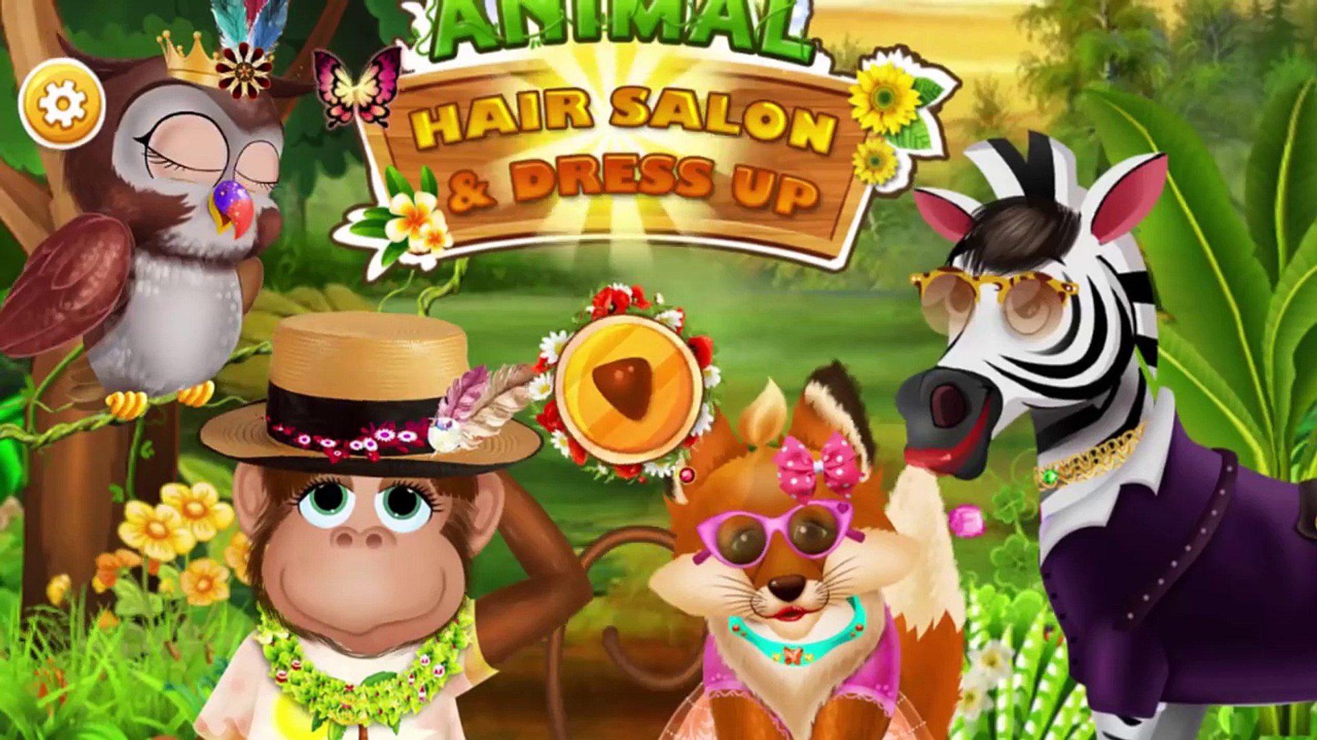 ⁣Animal Hair Salon | Wild Animals Makeover in Hair Salon