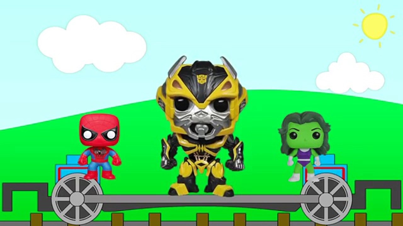 New Spiderman Minions Power Rangers Mega Force | Thomas And Friends Kids Surprise Eggs #Animation