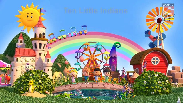 Ten Little Indians with Lyrics | LIV Kids Nursery Rhymes and Songs | HD