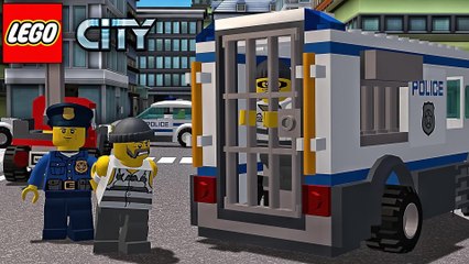 LEGO Police. Police Car. Cartoon about LEGO _ LEGO Game My City-My LEGO