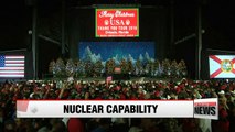 Trump calls for strengthening and expanding U.S. nuclear capability