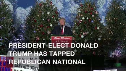 Trump taps Sean Spicer for press secretary