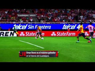 Bravo, el máximo goleador en la historia de las Chivas