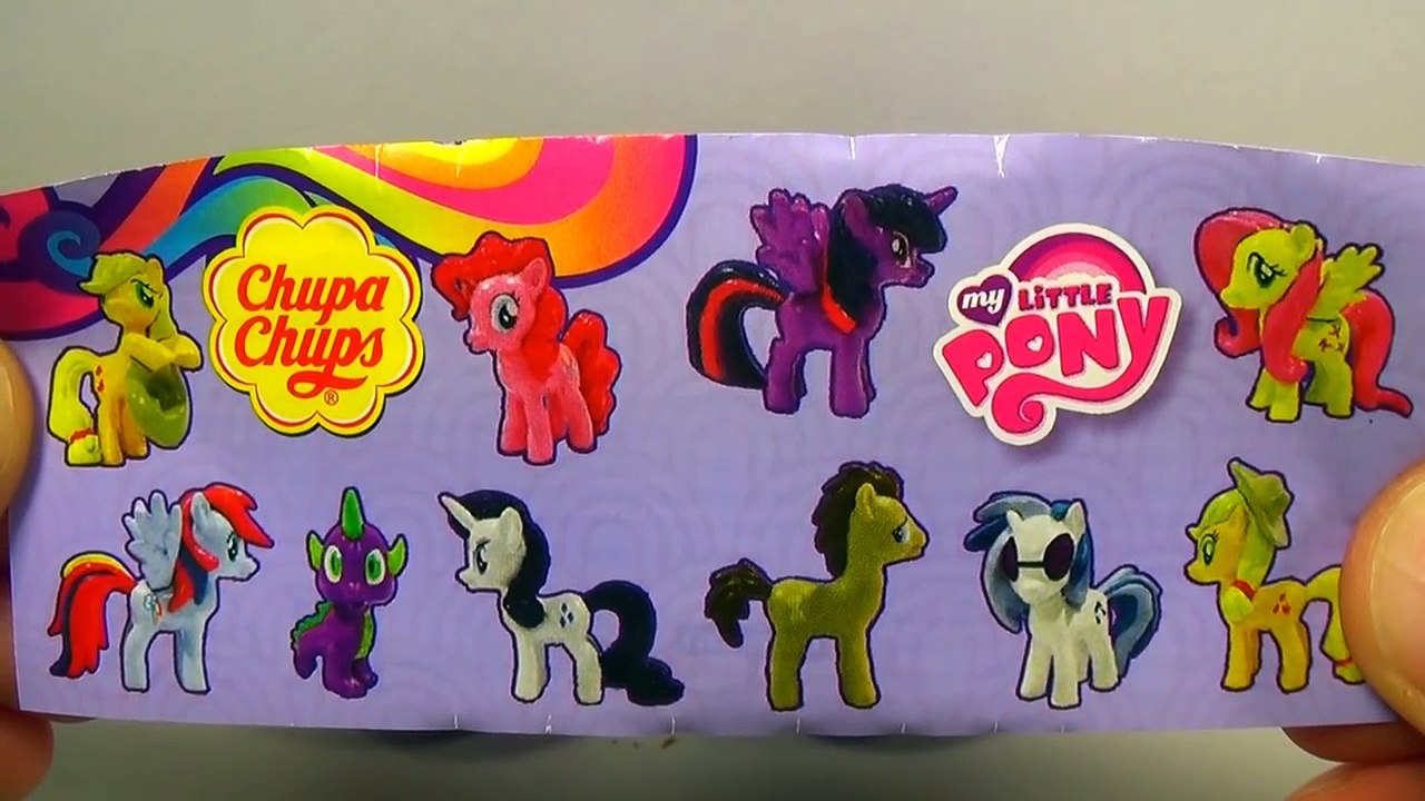 My Little PONY surprise eggs! Chupa Chups eggs surprise unboxing For Kids mymillionTV