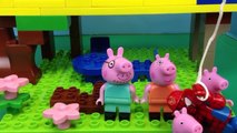 Peppa Pig Blocks Mega Treehouse Playground Construction Set   Duplo Lego Spiderman Stop Motion