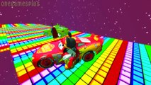 [ Lightning McQueen ] Disney cars Lightning McQueen Komodo Miki Maus & Superman Childrens Songs.mp4