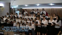 Iglesia Evangelica Pentecostal. Alabanza Coro y coro de niños(1). 04-12-2016