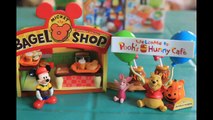 Re-ment Mickey Bagle Shop and Poohs Hunny Cafe Re-ment Collection