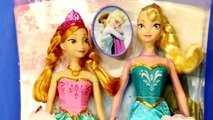 Disney Frozen Elsa and Anna Barbie Doll Comparison New Dresses Disney Cars Toy Club Review