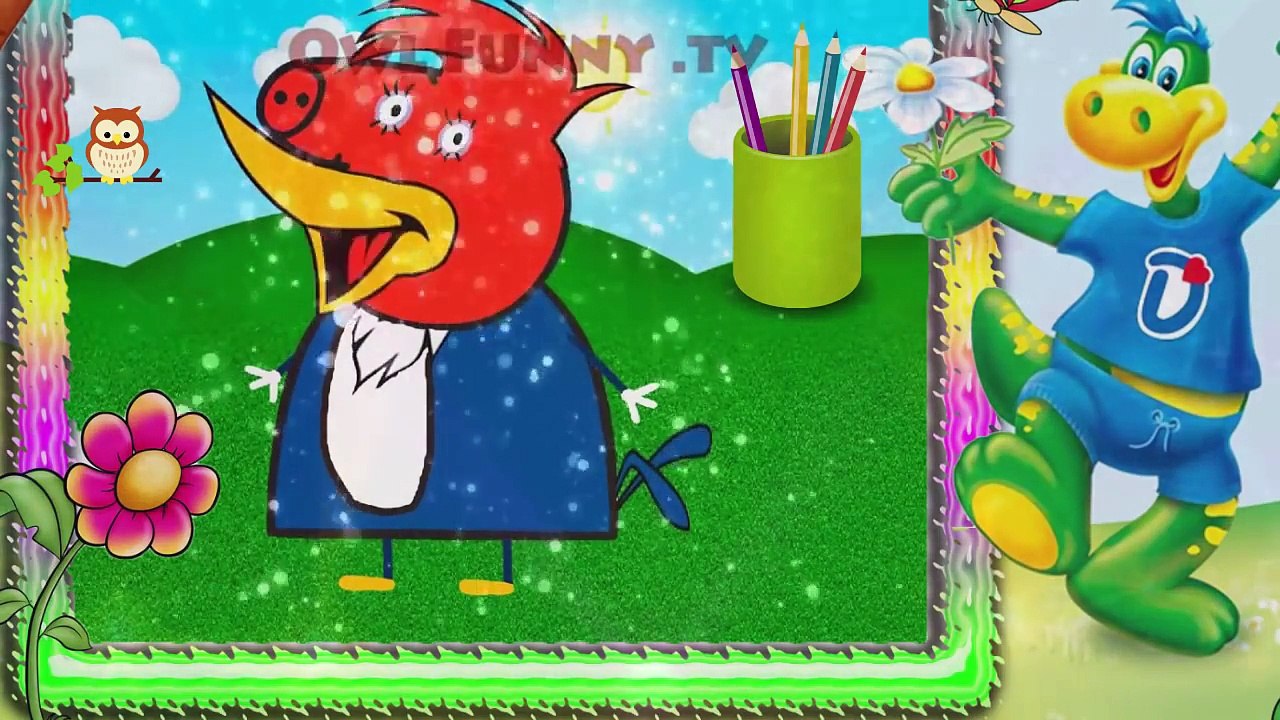Peppa Pig Desenhar Pica Pau Daddy Fingers Painting / Family Finger Song Nursery Rhymes Lyrics