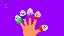 Finger Family Song with Kinder Joy Surprise Eggs Cartoons for Children Kids and Babies